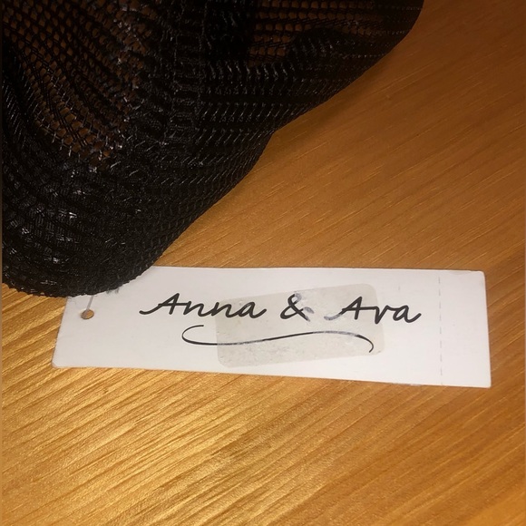 Anna & Ava Future Mrs. Ball Cap Black/White Adjustable OS NWT. - Picture 9 of 9